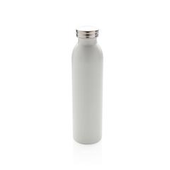 Vue Bouteille étanche avec isolation en cuivre de couleur blanc| Krokrodeal