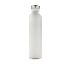 Vue Bouteille étanche avec isolation en cuivre de couleur blanc| Krokrodeal