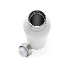 Vue Bouteille étanche avec isolation en cuivre de couleur blanc| Krokrodeal