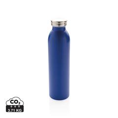 Vue Bouteille étanche avec isolation en cuivre de couleur bleu| Krokrodeal