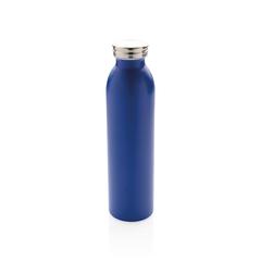 Vue Bouteille étanche avec isolation en cuivre de couleur bleu| Krokrodeal