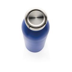 Vue Bouteille étanche avec isolation en cuivre de couleur bleu| Krokrodeal