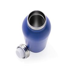 Vue Bouteille étanche avec isolation en cuivre de couleur bleu| Krokrodeal
