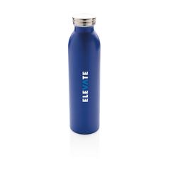 Vue Bouteille étanche avec isolation en cuivre de couleur bleu| Krokrodeal