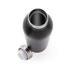 Vue Bouteille étanche avec isolation en cuivre de couleur noir| Krokrodeal
