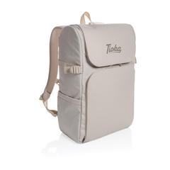 Vue Sac weekend en rPET AWARE™ Pascal de couleur beige| Krokrodeal