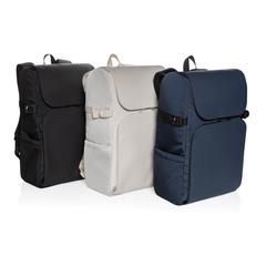 Vue Sac weekend en rPET AWARE™ Pascal de couleur beige| Krokrodeal
