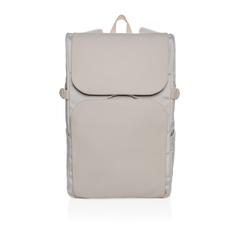 Vue Sac weekend en rPET AWARE™ Pascal de couleur beige| Krokrodeal