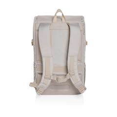 Vue Sac weekend en rPET AWARE™ Pascal de couleur beige| Krokrodeal