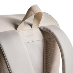 Vue Sac weekend en rPET AWARE™ Pascal de couleur beige| Krokrodeal