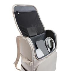 Vue Sac weekend en rPET AWARE™ Pascal de couleur beige| Krokrodeal
