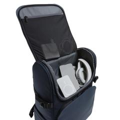 Vue Sac weekend en rPET AWARE™ Pascal de couleur bleu| Krokrodeal