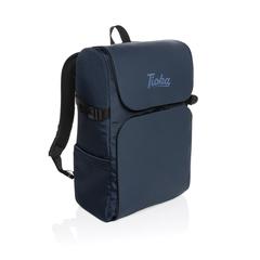 Vue Sac weekend en rPET AWARE™ Pascal de couleur bleu| Krokrodeal