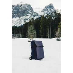Vue Sac weekend en rPET AWARE™ Pascal de couleur bleu| Krokrodeal