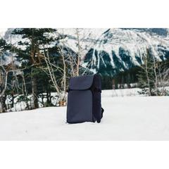 Vue Sac weekend en rPET AWARE™ Pascal de couleur bleu| Krokrodeal