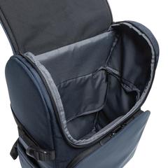 Vue Sac weekend en rPET AWARE™ Pascal de couleur bleu| Krokrodeal