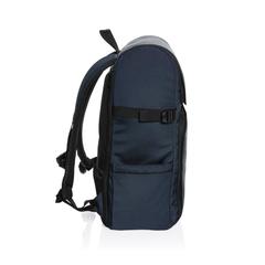 Vue Sac weekend en rPET AWARE™ Pascal de couleur bleu| Krokrodeal