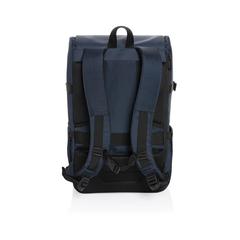 Vue Sac weekend en rPET AWARE™ Pascal de couleur bleu| Krokrodeal