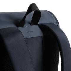 Vue Sac weekend en rPET AWARE™ Pascal de couleur bleu| Krokrodeal