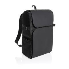 Vue Sac weekend en rPET AWARE™ Pascal de couleur noir| Krokrodeal