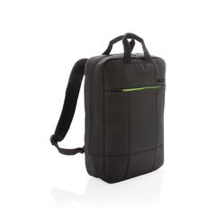Vue Sac à dos 100% RPET pour ordinateur 15,6" Soho de couleur noir| Krokrodeal