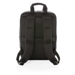 Vue Sac à dos 100% RPET pour ordinateur 15,6" Soho de couleur noir| Krokrodeal