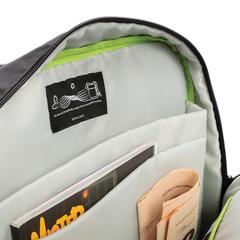Vue Sac à dos 100% RPET pour ordinateur 15,6" Soho de couleur noir| Krokrodeal