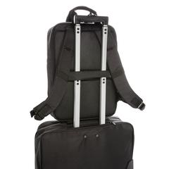 Vue Sac à dos 100% RPET pour ordinateur 15,6" Soho de couleur noir| Krokrodeal