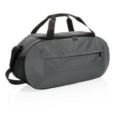 Vue Sac de sport moderne en rPET Impact AWARE™ de couleur gris| Krokrodeal