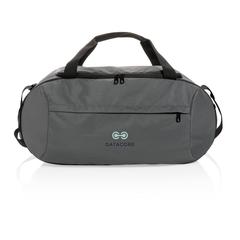 Vue Sac de sport moderne en rPET Impact AWARE™ de couleur gris| Krokrodeal