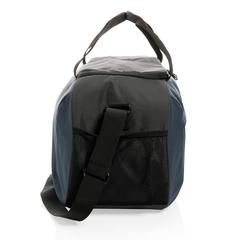 Vue Sac de sport moderne en rPET Impact AWARE™ de couleur bleu| Krokrodeal