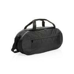 Vue Sac de sport moderne en rPET Impact AWARE™ de couleur noir| Krokrodeal