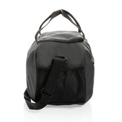 Vue Sac de sport moderne en rPET Impact AWARE™ de couleur noir| Krokrodeal