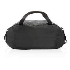Vue Sac de sport moderne en rPET Impact AWARE™ de couleur noir| Krokrodeal