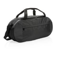 Vue Sac de sport moderne en rPET Impact AWARE™ de couleur noir| Krokrodeal
