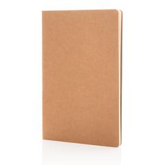 Vue Carnet A5 à couverture souple de couleur marron| Krokrodeal