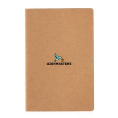 Vue Carnet A5 à couverture souple de couleur marron| Krokrodeal