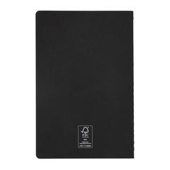 Vue Carnet A5 à couverture souple de couleur noir| Krokrodeal