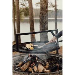 Vue VINGA Grille de cuisson 30 cm Monte Ardoise de couleur noir| Krokrodeal