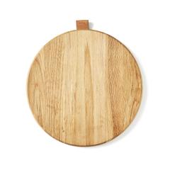 Vue VINGA Plateau de service rond Alcamo de couleur marron| Krokrodeal