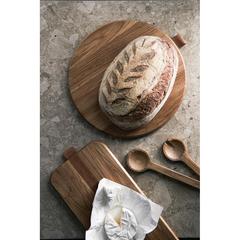 Vue VINGA Plateau de service rond Alcamo de couleur marron| Krokrodeal