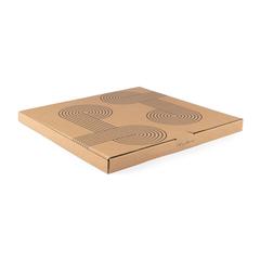 Vue VINGA Plateau de service rond Alcamo de couleur marron| Krokrodeal