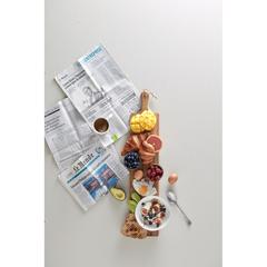 Vue VINGA Planche de service longue Buscot de couleur marron| Krokrodeal
