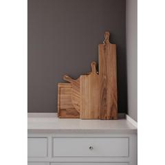 Vue VINGA Planche de service longue Buscot de couleur marron| Krokrodeal