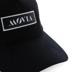 Vue Casquette filet 5 panneaux coton recyclé Impact AWARE™ de couleur noir| Krokrodeal
