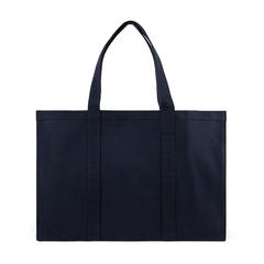 Vue VINGA Grand tote bag en toile recyclée AWARE™ Hilo de couleur bleu| Krokrodeal