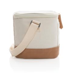 Vue Sac iso six canettes Impact AWARE™ en toile 16oz recyclé de couleur blanc| Krokrodeal