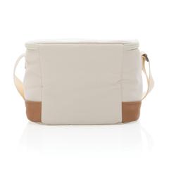 Vue Sac iso six canettes Impact AWARE™ en toile 16oz recyclé de couleur blanc| Krokrodeal