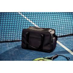 Vue VINGA Sac gym Baltimore de couleur noir| Krokrodeal