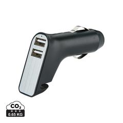 Double chargeur allume-cigare avec coupe-ceinture et marteau publicitaire pas cher